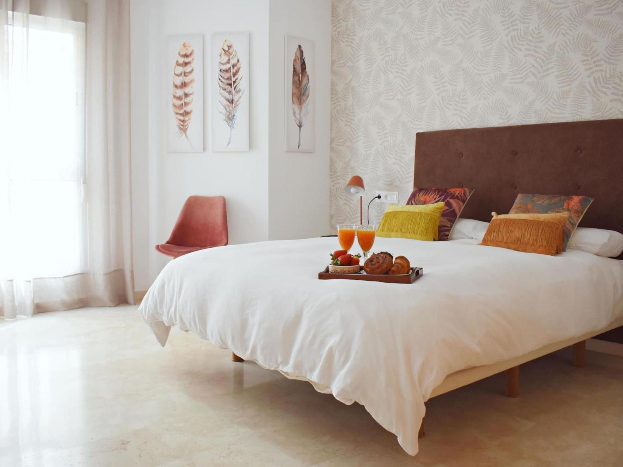Fantastico Apartamento De Dos Dormitorios En El Soho Málaga Exteriör bild