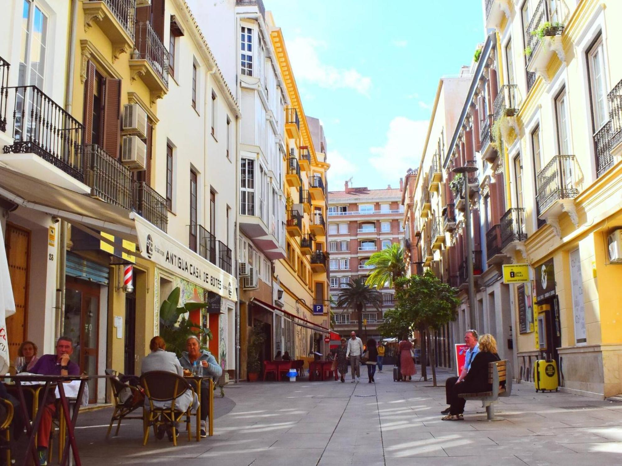 Fantastico Apartamento De Dos Dormitorios En El Soho Málaga Exteriör bild